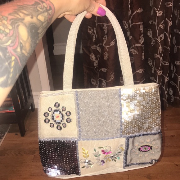 Vintage Beaded Liz Claiborne Bag - Picture 9 of 10